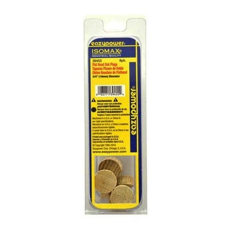 Eazypower 8PC 34 FLT Oak Plug 30225